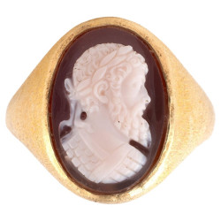 Renaissance 18kt Gold Agate...