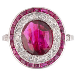 Antique 2.49ct Burma Ruby...