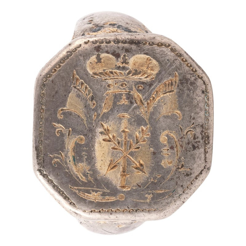 Neoclassical Russian Signet ring circa 1780’s
