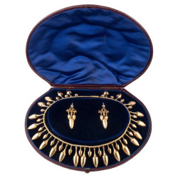 Etruscan Revival 18k Gold...