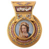 GOLD & MICROMOSAIC BULLA PENDANT ATTRIBUTED TO CASTELLANI 1850'S