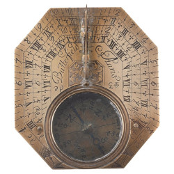 A Brass Butterfield Paris Dial French Circa 1780