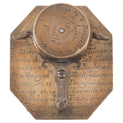 A Brass Butterfield Paris Dial French Circa 1780