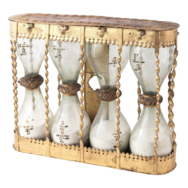 17th Century Four Bulp Hourglasses