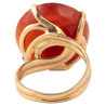 Italian 18kt Yellow Gold and Carnelian Signet Ring