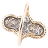 Art Déco Ring With Old European Cut Diamonds Circa 1920's