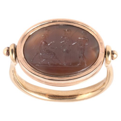 Agate Intaglio of Mucius...