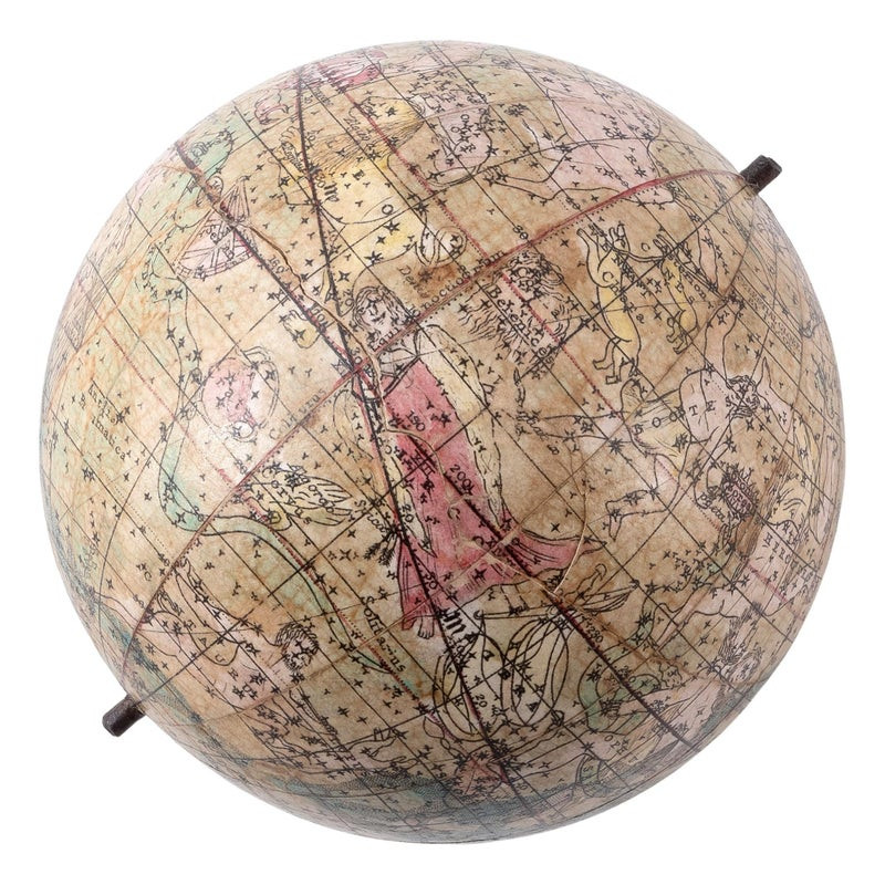 An English 3-Inch Pocket Celestial Globe James S. Cox 1830's