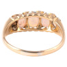 Victorian 18ct Yellow Gold Five Stone Opal Ring, Late 19th Century