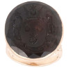Late 18th Century Gold and Smokey Quartz Family Crest Ring