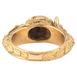 Neo Renaissance Gold And Sapphire Ring, Circa 1870's