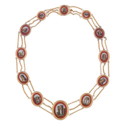 Gold and Red Glass...