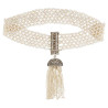 French Belle Époque Diamond And Seed Pearl Choker, Circa 1910