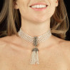 French Belle Époque Diamond And Seed Pearl Choker, Circa 1910
