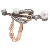 Pearl and Diamond Ring