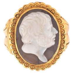 Hardstone Cameo of Seneca...