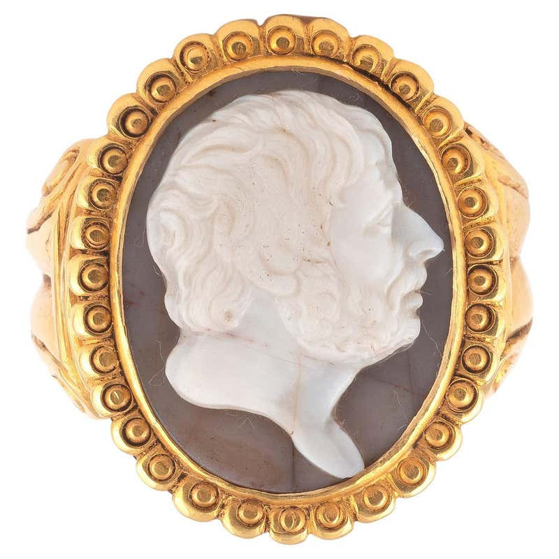 Hardstone Cameo of Seneca Late 18th Century